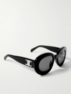 CELINE - Oval-Frame Acetate Sunglasses