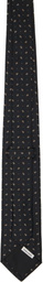 Sunflower Black Silk Tie