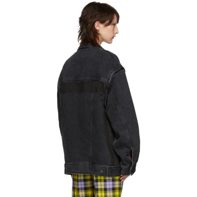 Ambush Black Denim Oversized Nobo Jacket Ambush