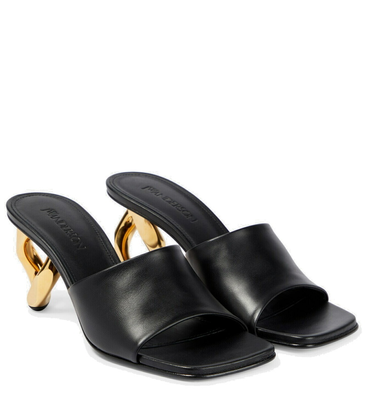 Photo: JW Anderson - Chain leather mules