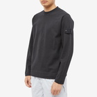 Stone Island Men's Ghost Crew Neck Sweat in Black