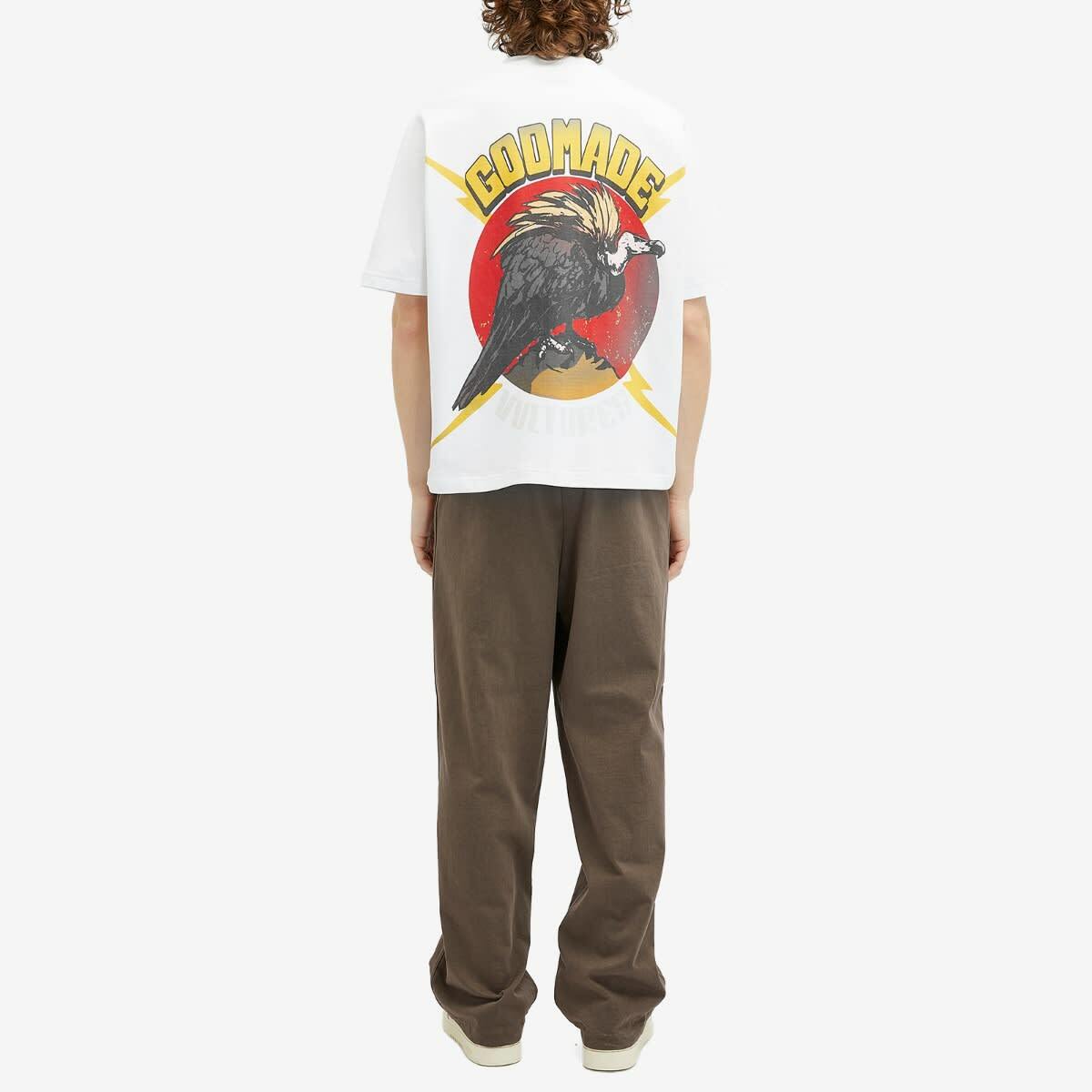God Made Men's Vultures T-Shirt in White