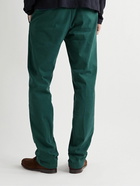 Massimo Alba - Pleated Stretch Cotton-Blend Trousers - Green