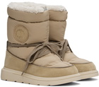 Canada Goose Tan Demma Puffer Boots