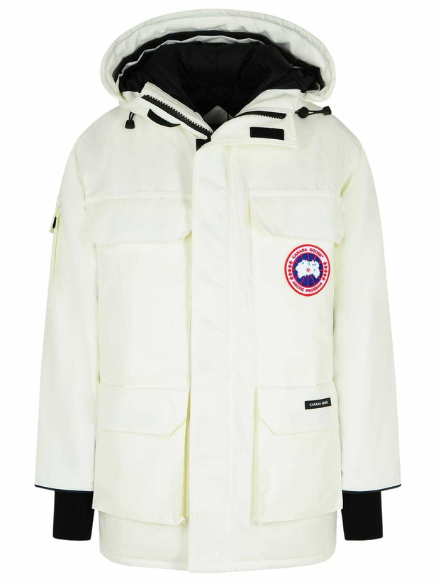 Photo: Canada Goose expedition White Cotton Blend Parka