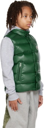 Moncler Enfant Kids Green Down Vest