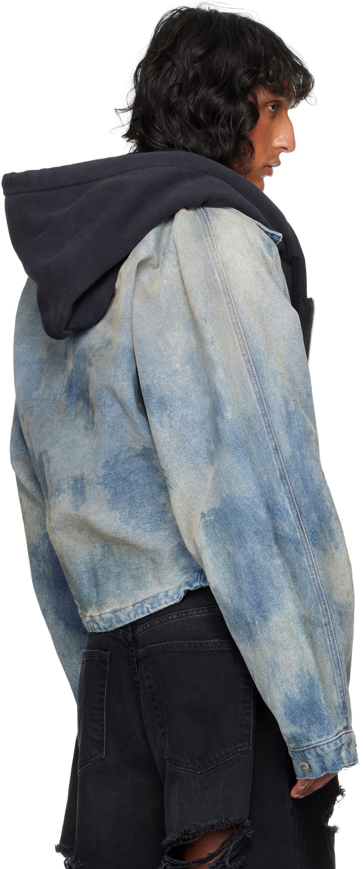 【Rivington Roi Rebis】Rose Trucker 2 デニムジャケット Rivington Roi Rebis】Rose Trucker 2 デニムジャケット
