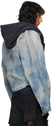 Rivington Roi Rebis Blue Rose Trucker 2 Denim Jacket