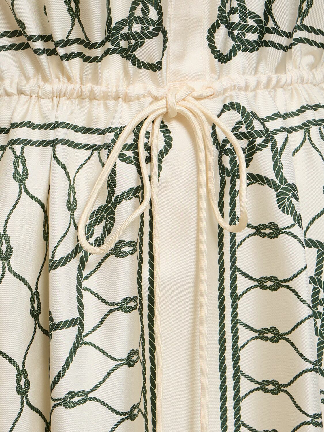 TORY BURCH Printed Silk Long Shirt Dress Tory Burch