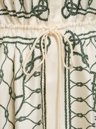 TORY BURCH Printed Silk Long Shirt Dress