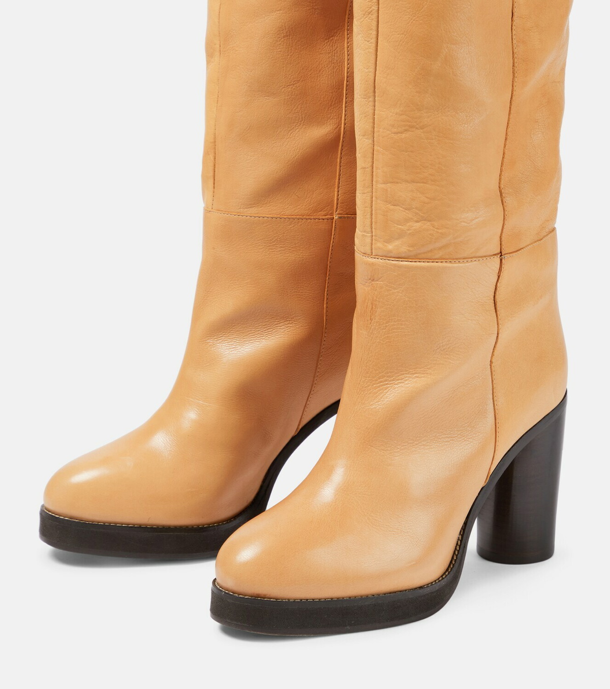 Isabel Marant - Lurna leather over-the-knee boots