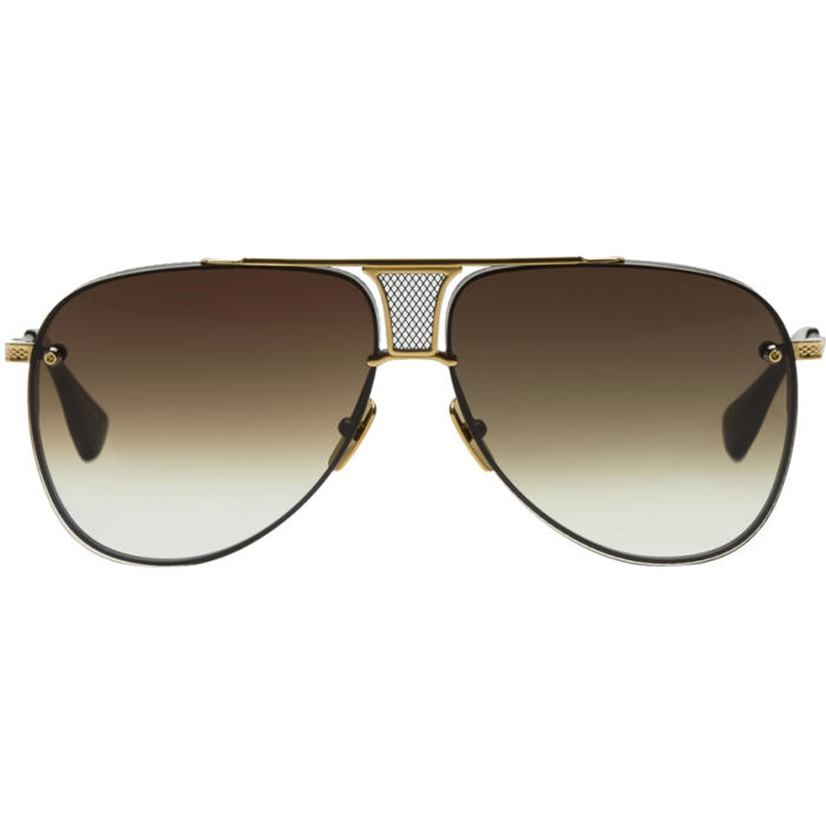 Dita Black and Gold Limited Edition Decade-Two Sunglasses Dita