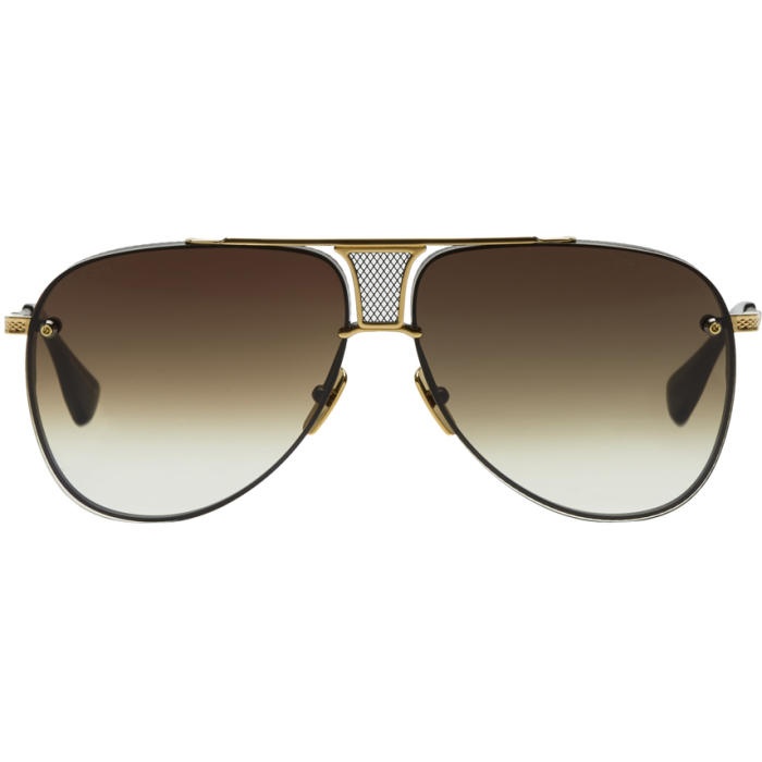 Photo: Dita Black and Gold Limited Edition Decade-Two Sunglasses