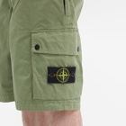 Stone Island Men's Supima Cotton Cargo Short in Sage