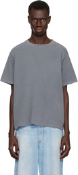 John Elliott Navy Folsom Cropped T-shirt