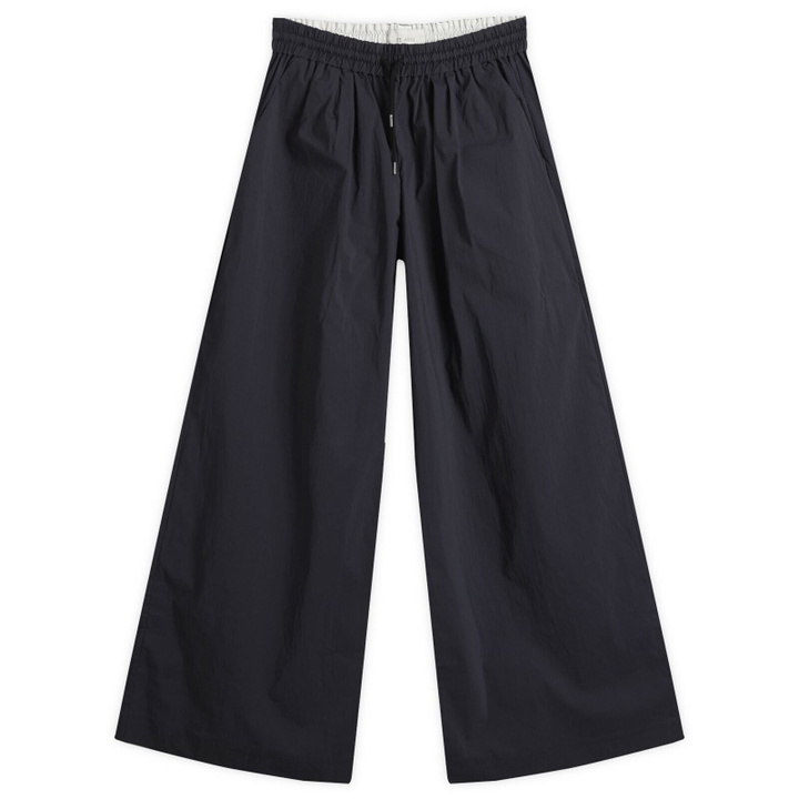 Photo: ST. Agni Women's Everyday Drawstring Pants in Dark Ink