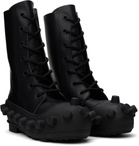 Walter Van Beirendonck Black Boom Boots