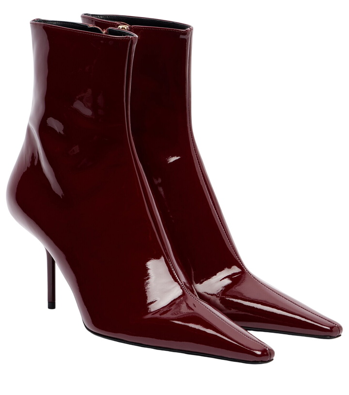 Photo: Victoria Beckham 75 patent leather ankle boots