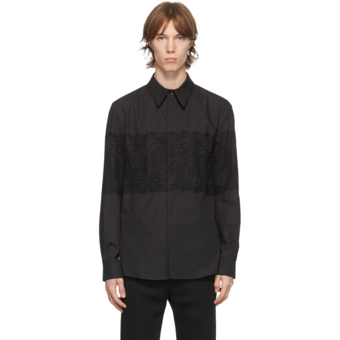 Photo: Palomo Spain Black Lace Ulises Shirt