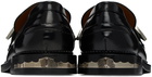 Toga Virilis Black Leather Loafers