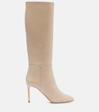 Aquazzura Sellier 85 leather knee-high boots
