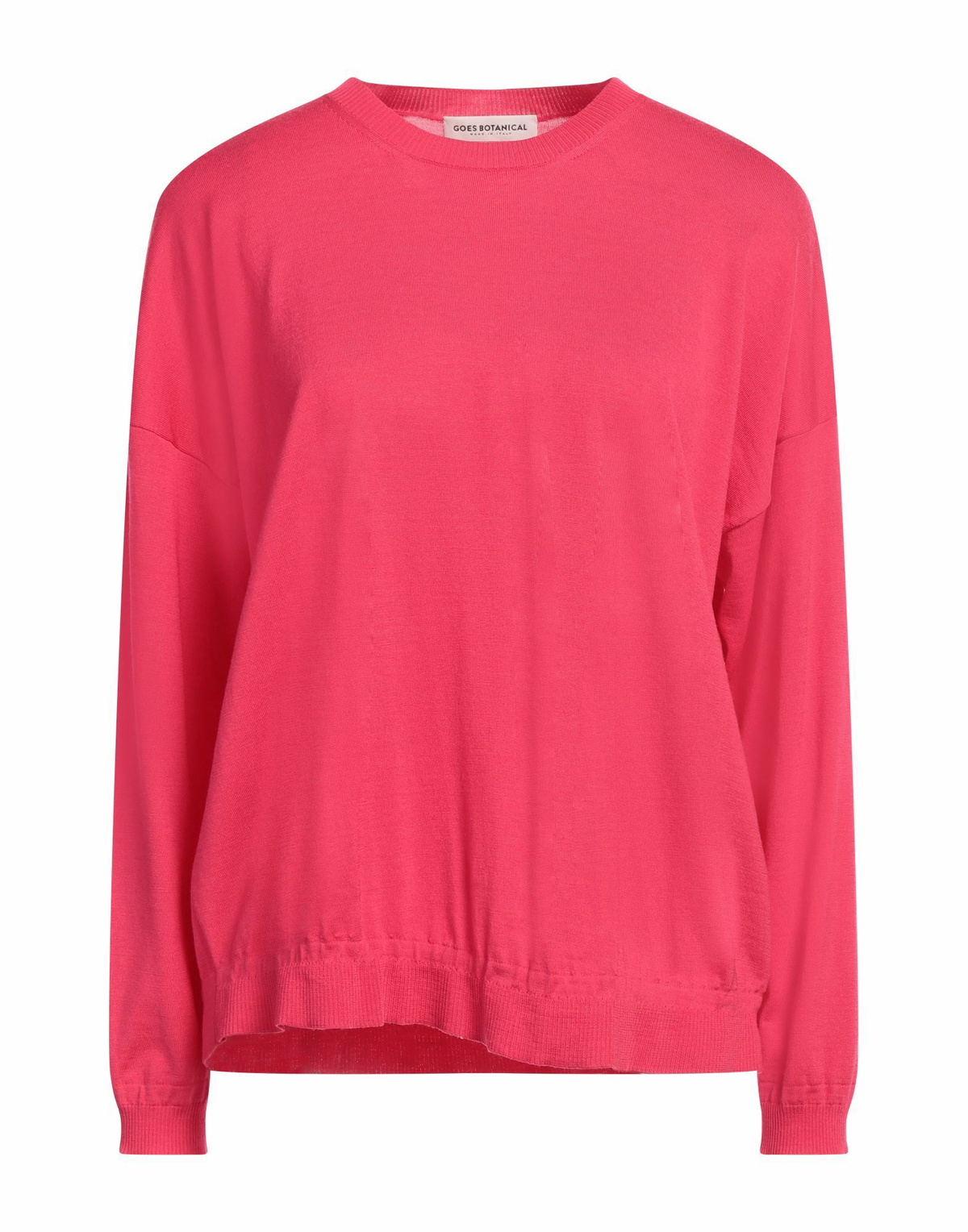 Goes Botanical Womens Sweater in Magenta