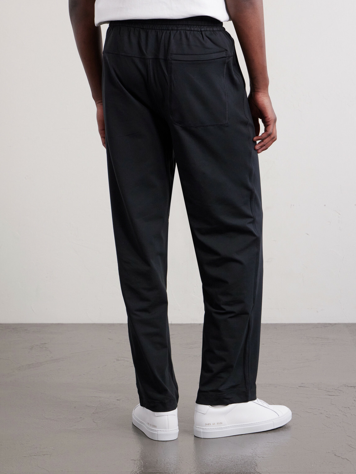 Lululemon - Tapered Stretch-Jersey Sweatpants - Black