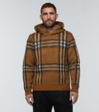 Burberry - Checked jacquard hoodie