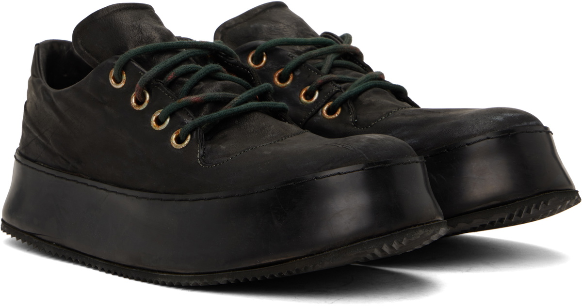 A Diciannoveventitre Black Canua Low Sneakers