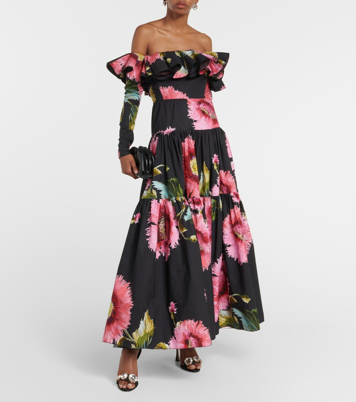 chinese dress ladies Salty Palm Orielle Embroidered Maxi Dress main image 1