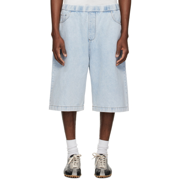 Photo: Entire Studios Blue Spar Shorts