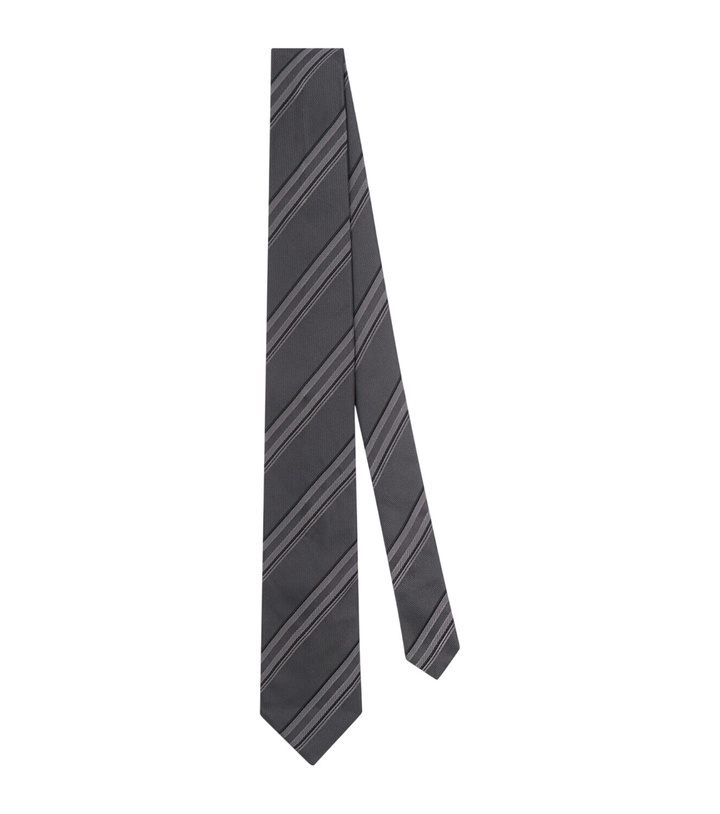 Photo: Brunello Cucinelli Striped silk tie