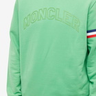 Moncler Men's Arch Logo Crew Sweat in Green