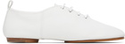 Maison Margiela White Tabi Jazz Lace-up Derbys
