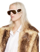 LOEWE White Wave Mask Sunglasses