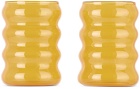 Sophie Lou Jacobsen Yellow Small Ripple Cup Set