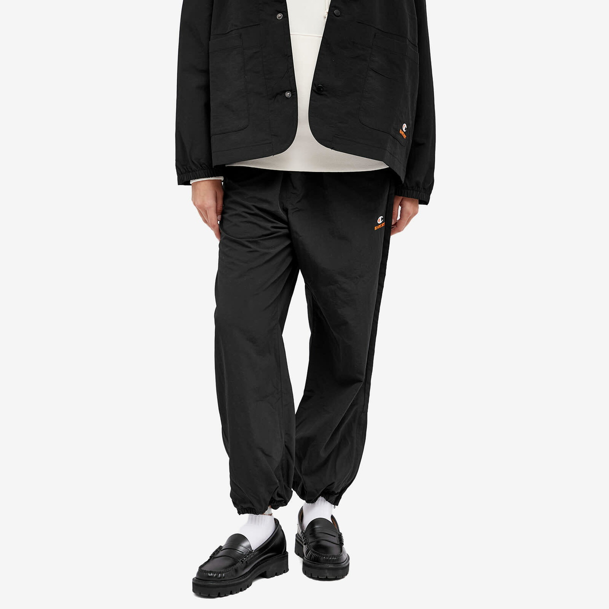 Champion Women's x Beams Boy Elastic Cuff Pants in Black