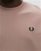Fred Perry Crew Neck Sweatshirt Pink - Mens - Sweatshirts