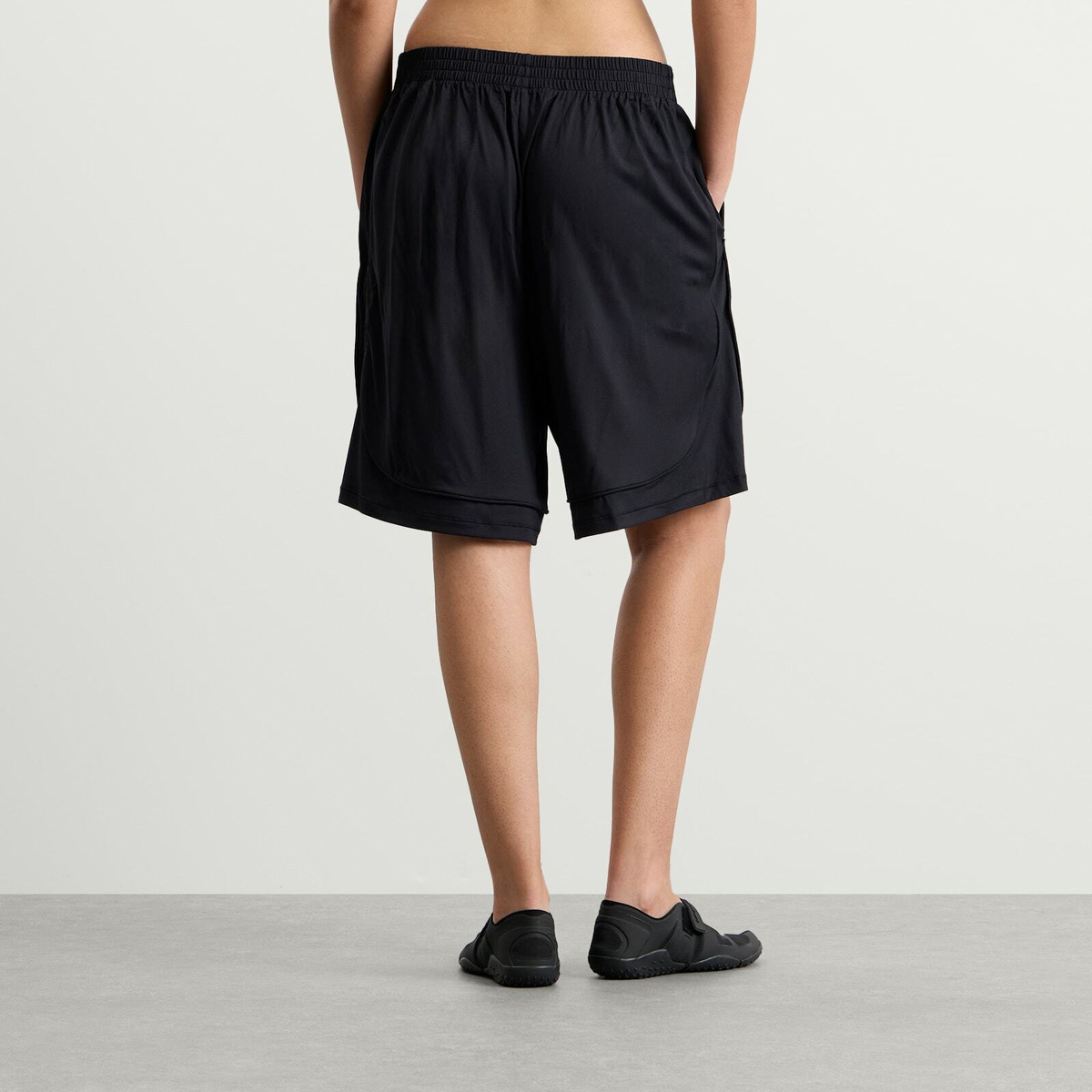 Nike Women's x SKIMS Airy Relaxed Short in Obsidian