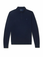 Polo Ralph Lauren - Logo-Embroidered Wool Polo Shirt - Blue