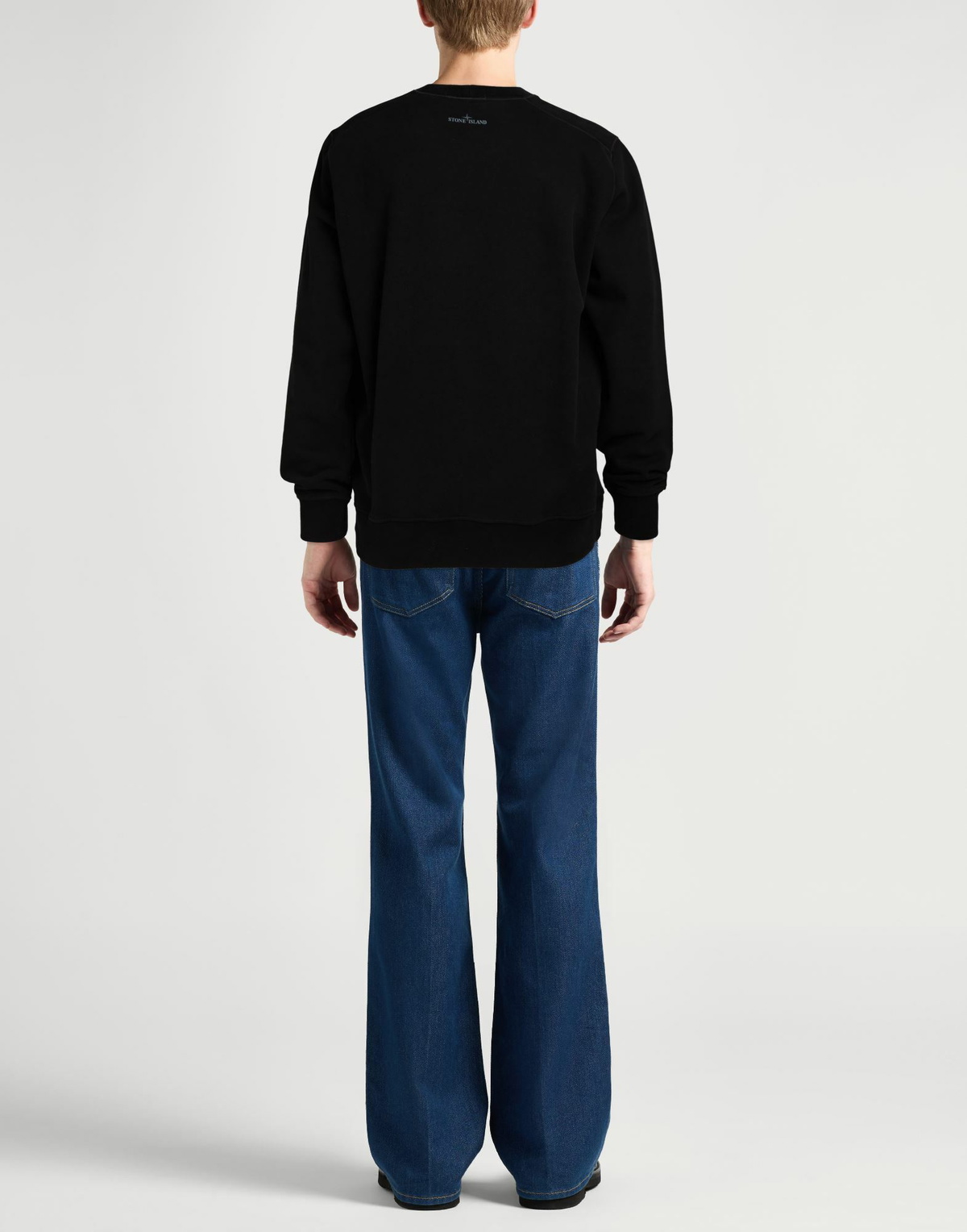 Stone Island Mens Sweatshirt in Black