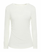 Manila Grace Womens T-shirt in Off white