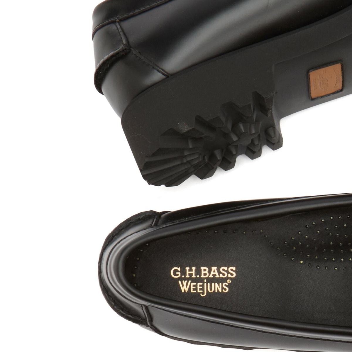 Bass Weejuns Women's 90s Lianna Loafer in Black Leather