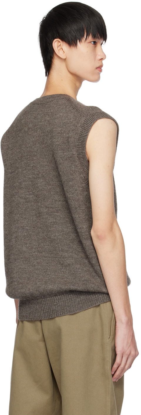 De Bonne Facture Gray V-Neck Vest