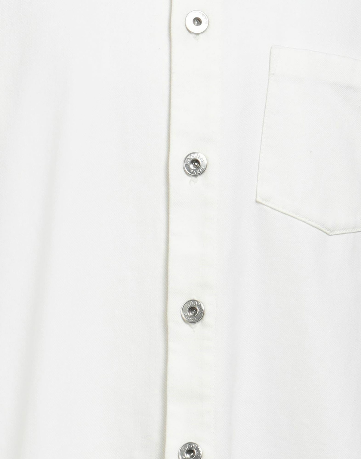 Lanvin Mens Denim shirt in White
