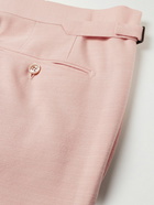 TOM FORD - Straight-Leg Silk, Wool and Mohair-Blend Suit Trousers - Pink