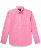 Portuguese Flannel - Lobo Button-Down Collar Cotton-Corduroy Shirt - Pink