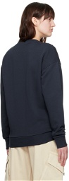 JW Anderson Navy Embroidered Sweatshirt