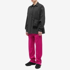 Acne Studios Men's Feist Face Track Pant in Fuchsia Pink