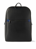 Serapian - Mesh-Trimmed Leather and Stepan Backpack